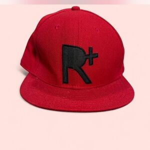 Rocawear Men's Core R+ Hat in red and black